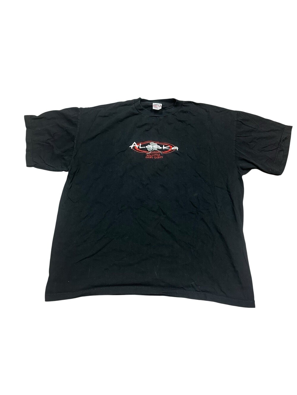 Intex Heavyweight Black Alaska Soldotna Dairy Queen Shirt Sz 2XL
